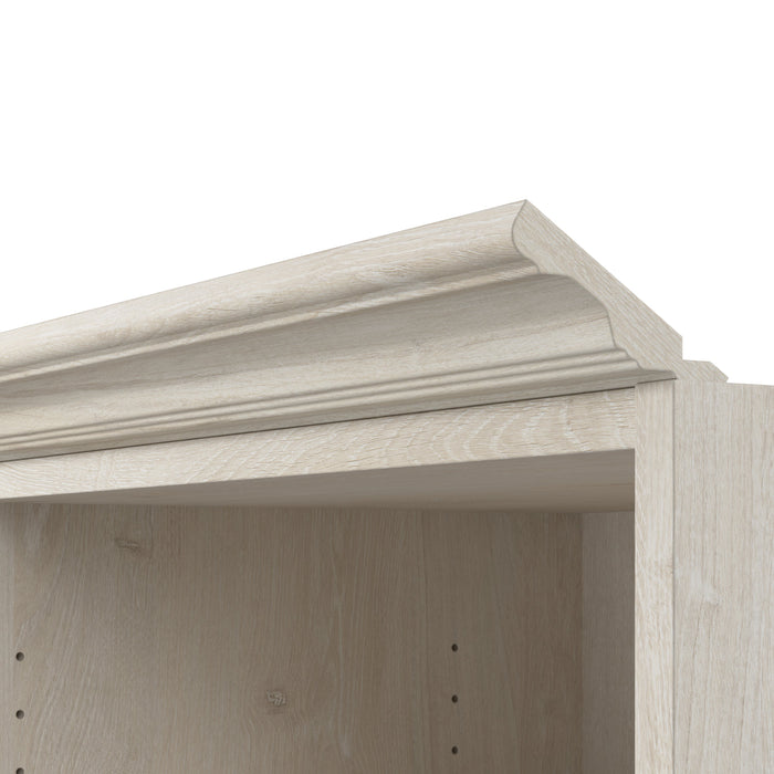 Modubox Versatile 25W Closet Organizer in Linen White Oak