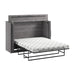 Modubox Pur 69W Full Cabinet Bed with Matteress in Bark Grey