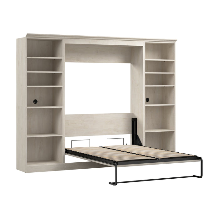 Versatile Full Murphy Wall Bed and 2 Storage Units - Available in 3 Colours