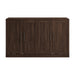 Modubox Pur 75W Queen Cabinet Bed with Matteress in Black Walnut