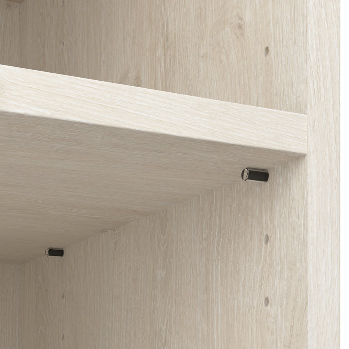 Modubox Versatile 25W Closet Organizer in Linen White Oak