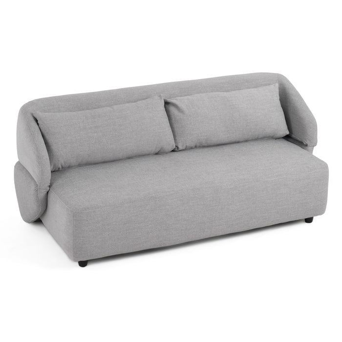 VIG Furnitur Divani Casa Lerner - Modern Fabric Sofa Bed in Light Grey