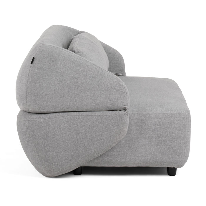 VIG Furnitur Divani Casa Lerner - Modern Fabric Sofa Bed in Light Grey