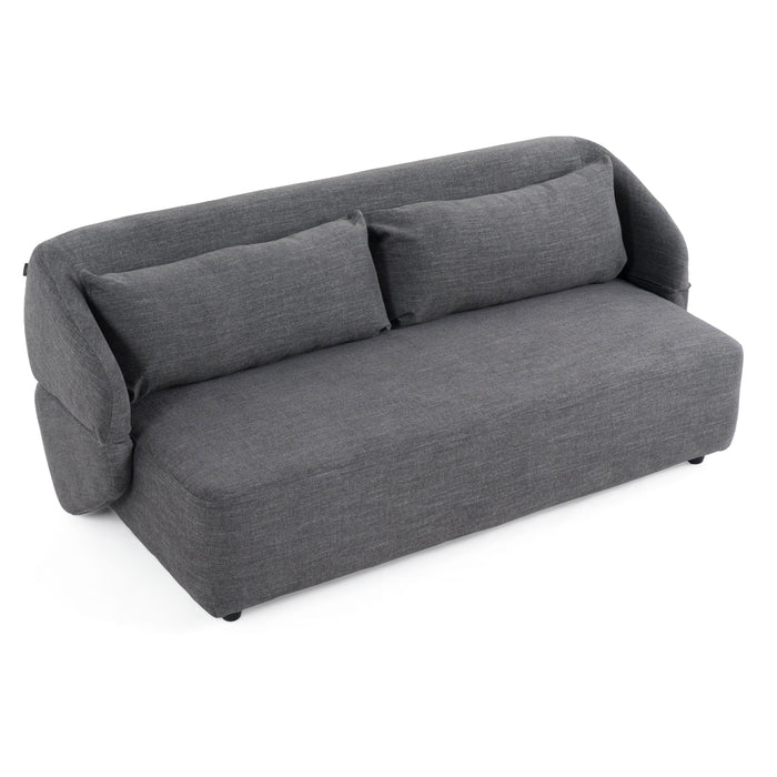 VIG Furnitur ivani Casa Lerner - Modern Fabric Sofa Bed in Dark Grey