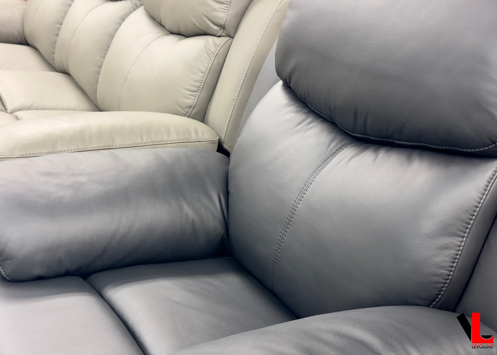 Aveon 38.5" Pillow Top Arm Reclining Chair in Leather Match - Available in 2 Colours