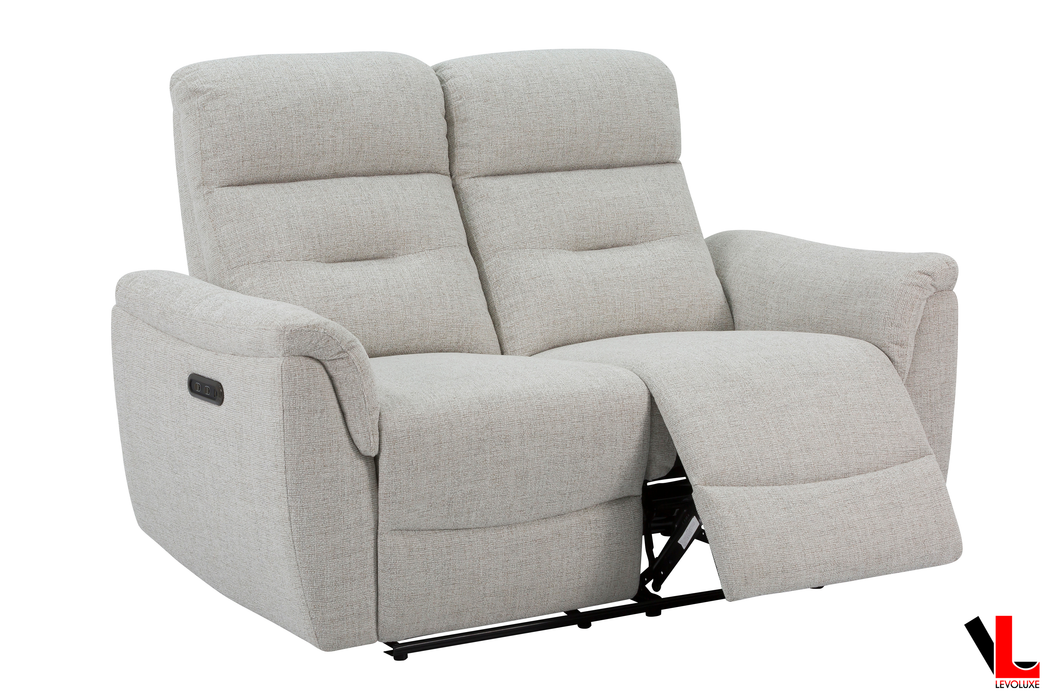 Cain 57" Power Reclining Loveseat in Weave Fabric - Available in 2 Colours