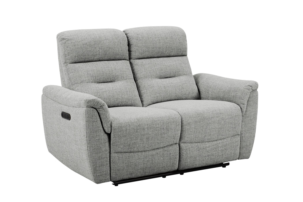 Cain 57" Power Reclining Loveseat in Weave Fabric - Available in 2 Colours