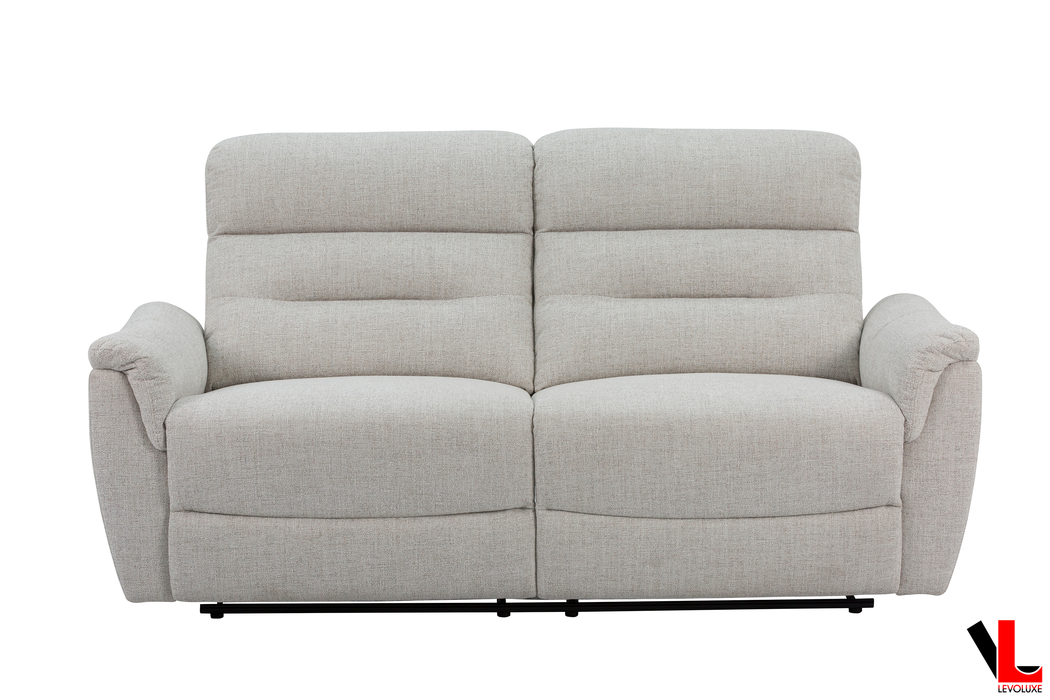 Cain 2 Piece Power Reclining Sofa and Loveseat Set in Weave Fabric - Available in 2 Colours