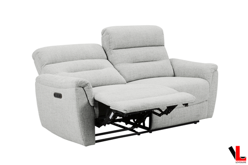 Cain 76" Power Reclining Sofa in Weave Fabric - Available in 2 Colours