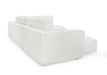 VIG Furnitur Divani Casa Lulu - Modern White Fabric Modular Sectional Sofa W/ Left Facing Chaise