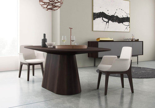 Modloft Dining Table Sullivan Dining Table in Smoked Oak