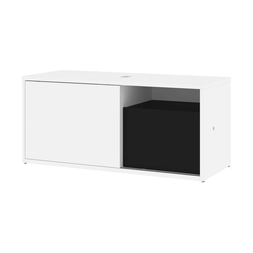 Modubox Credenza White & Black Pro-Vega 47W Credenza - Available in 2 Colours