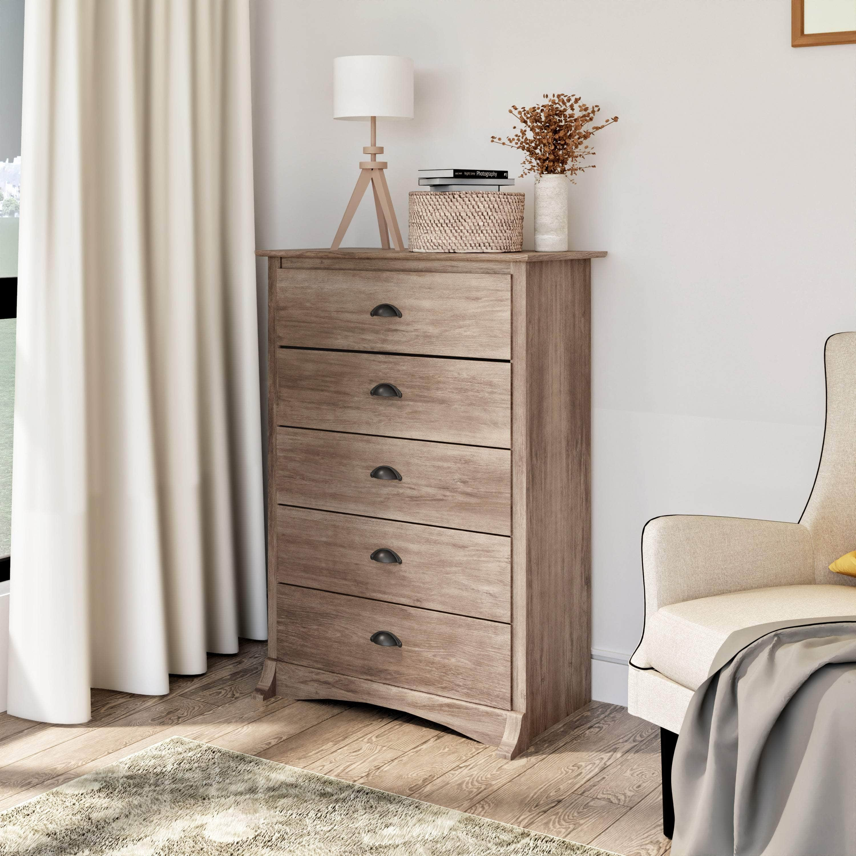 Modubox Drawer Chest Sonoma 5-Drawer Chest - Available in 5 Colours