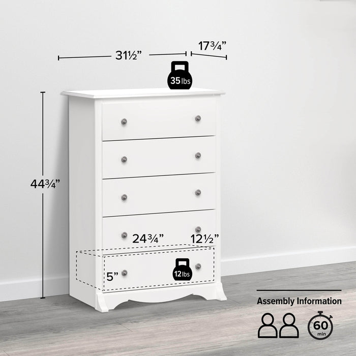 Modubox Drawer Chest Sonoma 5-Drawer Chest - Available in 5 Colours