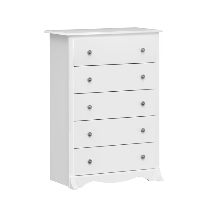 Modubox Drawer Chest White Sonoma 5-Drawer Chest - Available in 5 Colours