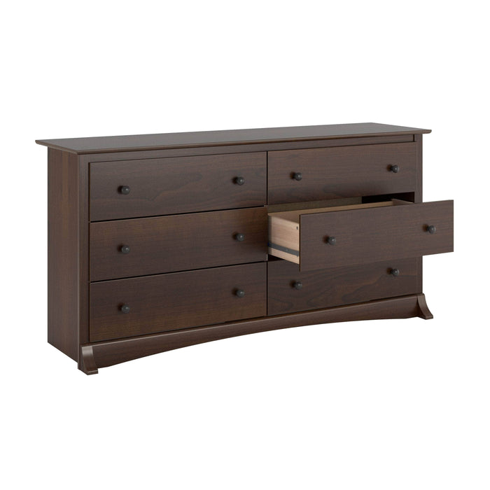 Modubox Dresser Sonoma 6-Drawer Dresser - Available in 5 Colours