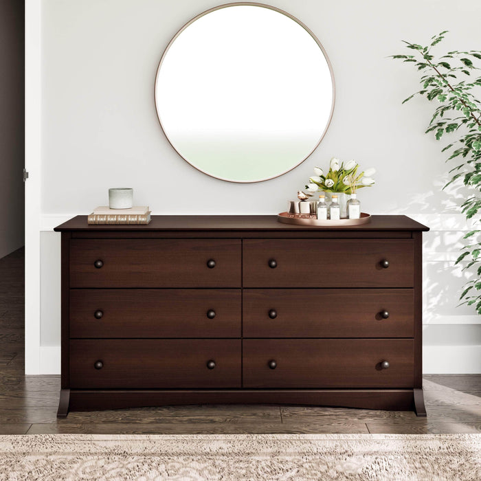 Modubox Dresser Sonoma 6-Drawer Dresser - Available in 5 Colours