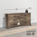 Modubox Dresser Sonoma 6-Drawer Dresser - Available in 5 Colours