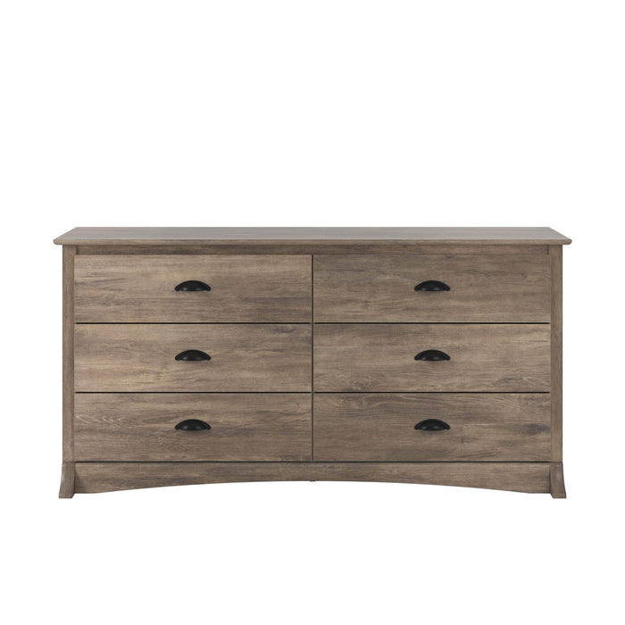 Modubox Dresser Sonoma 6-Drawer Dresser - Available in 5 Colours