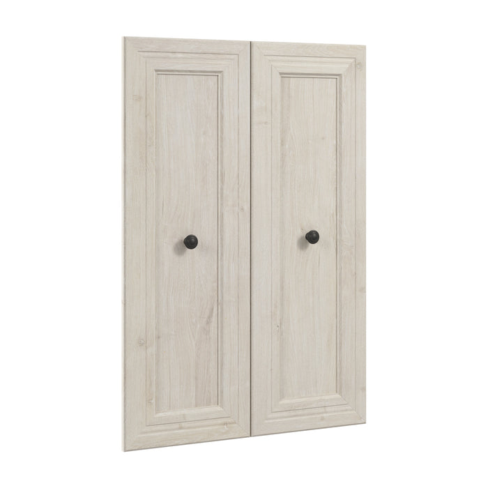 Modubox Versatile 2 Door Set For Versatile 25W Closet Organizer in Linen White Oak