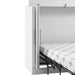 Modubox Pur 75W Queen Cabinet Bed with Matteress in White