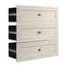 Modubox Versatile 3 Drawer Set For Versatile 36W Closet Organizer in Linen White Oak