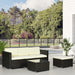 Pending - Aosom Outsunny 3 Pieces Patio Furniture Set with Cushions, Outdoor Pe Rattan Wicker Conversation Corner Sofa Set with Glass Top Table and Adjustable Foot - Available in 3 Colours