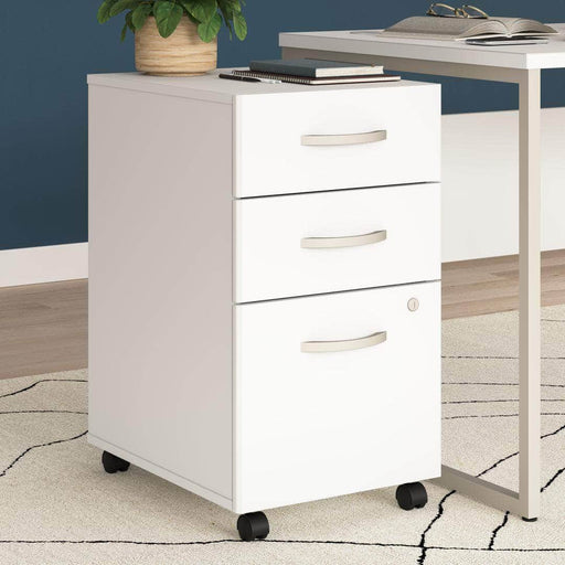 Pending - Bestar File Cabinet 3 Drawer Mobile File Cabinet - Available in 3 Colours