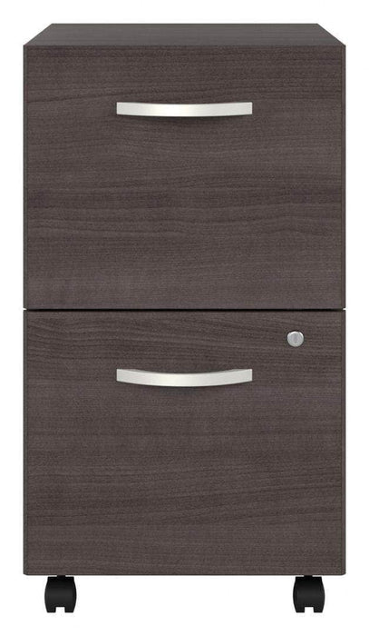 Pending - Bestar File Cabinet Zaniah 2 Drawer Mobile File Cabinet - Available in 3 Colours