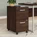 Pending - Bestar File Cabinet Zaniah 2 Drawer Mobile File Cabinet - Available in 3 Colours