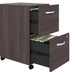 Pending - Bestar File Cabinet Zaniah 2 Drawer Mobile File Cabinet - Available in 3 Colours