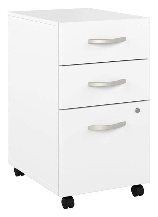 Pending - Bestar File Cabinet Zaniah 3 Drawer Mobile File Cabinet - Available in 3 Colours