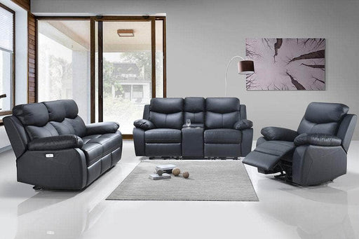 Luxurious Classic Comfort 3-2-1-Seater Leather Recliner Sofa-Set