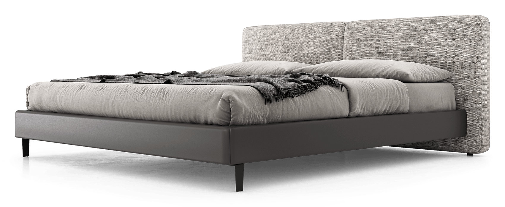 Pending - Modloft Bed Frame Bethune Bed in Gibraltar Fabric - Available in 2 Sizes