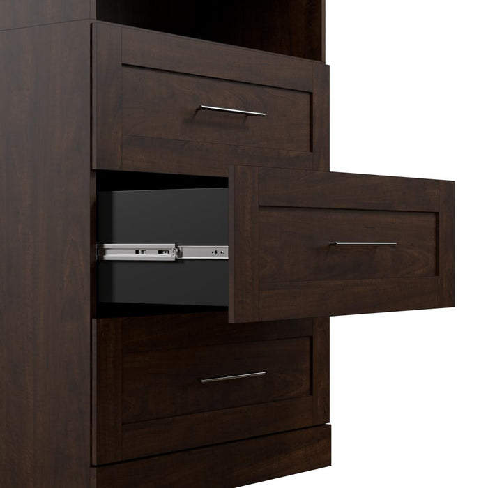 Pur 72W Closet Organization System with Drawers - Available in 4 Colours