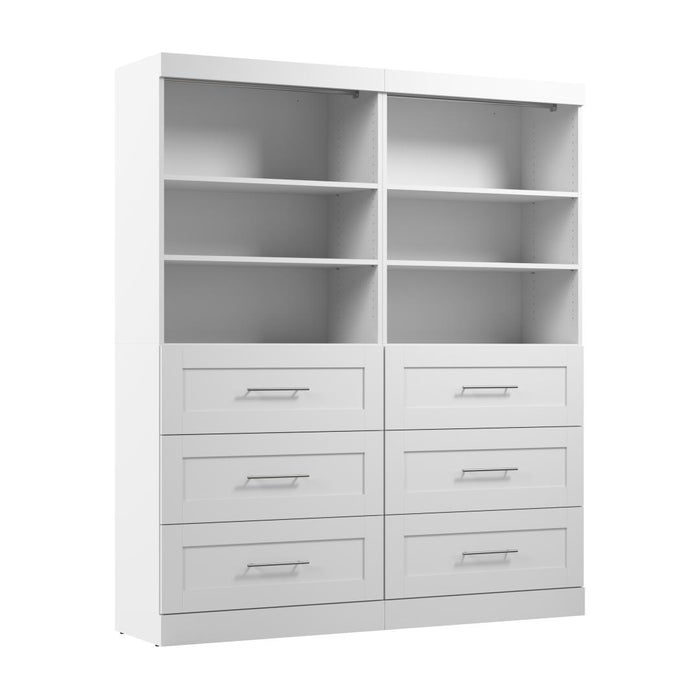 Pur 72W Closet Organization System with Drawers - Available in 4 Colours