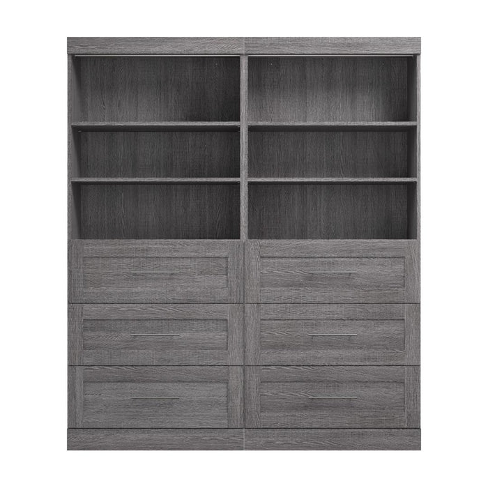 Pur 72W Closet Organization System with Drawers - Available in 4 Colours