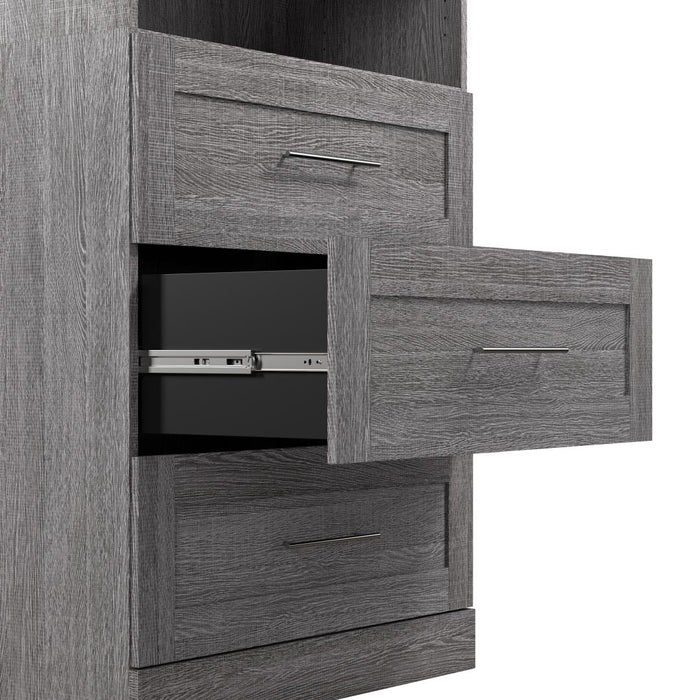 Pur 72W Closet Organization System with Drawers - Available in 4 Colours