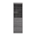 Modubox Nebula 25W Closet Organizer with Drawers in Bark Grey