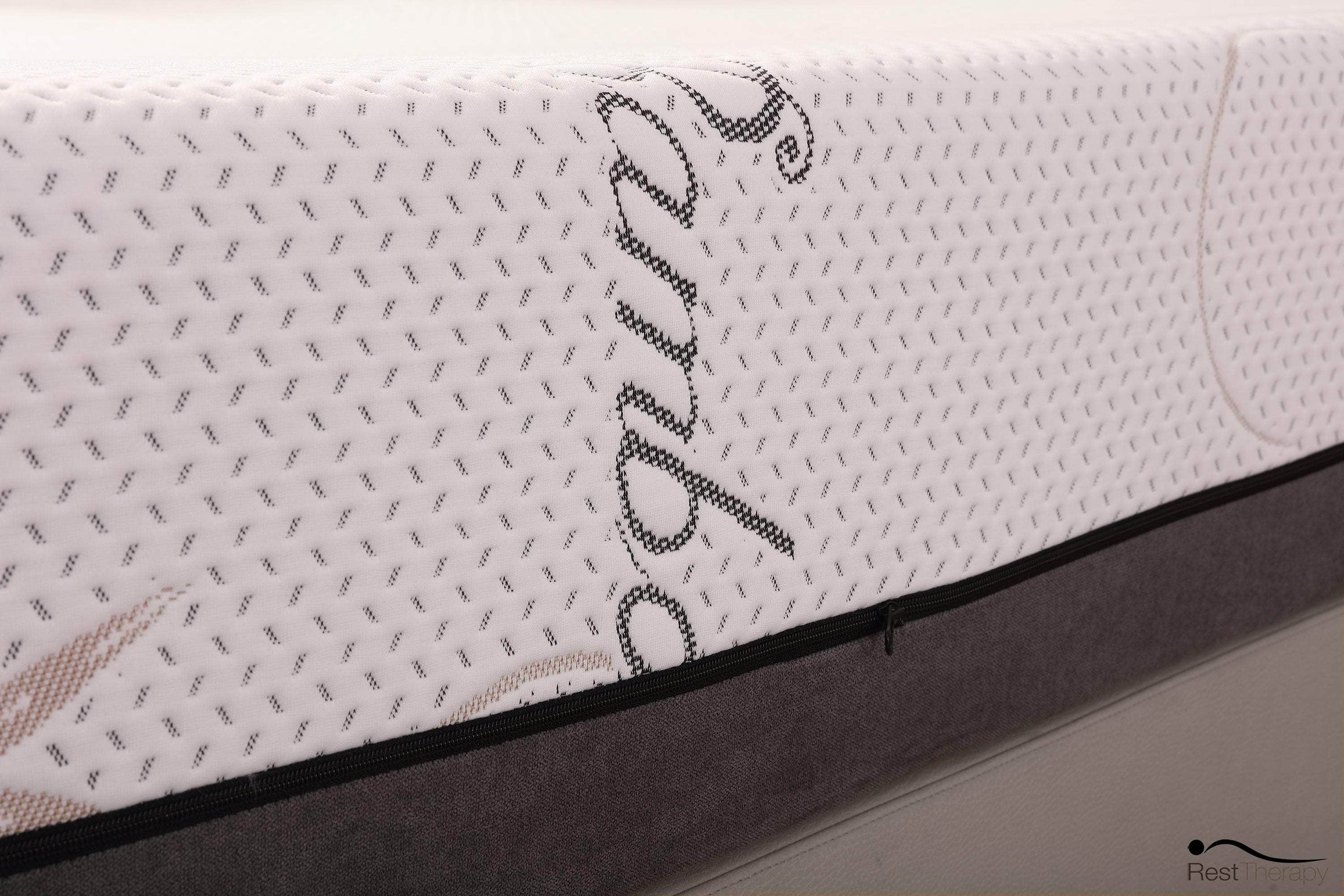 Rest Therapy Mattress 12 Inch Revive Bamboo Cool Gel Memory Foam Mattress - Available in 3 Sizes