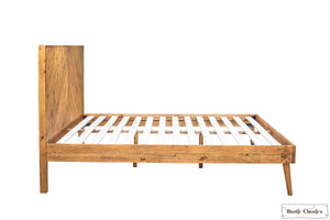 Rustic Classics Bed Cypress Reclaimed Wood Platform Bed in Spice - Available in 2 Sizes