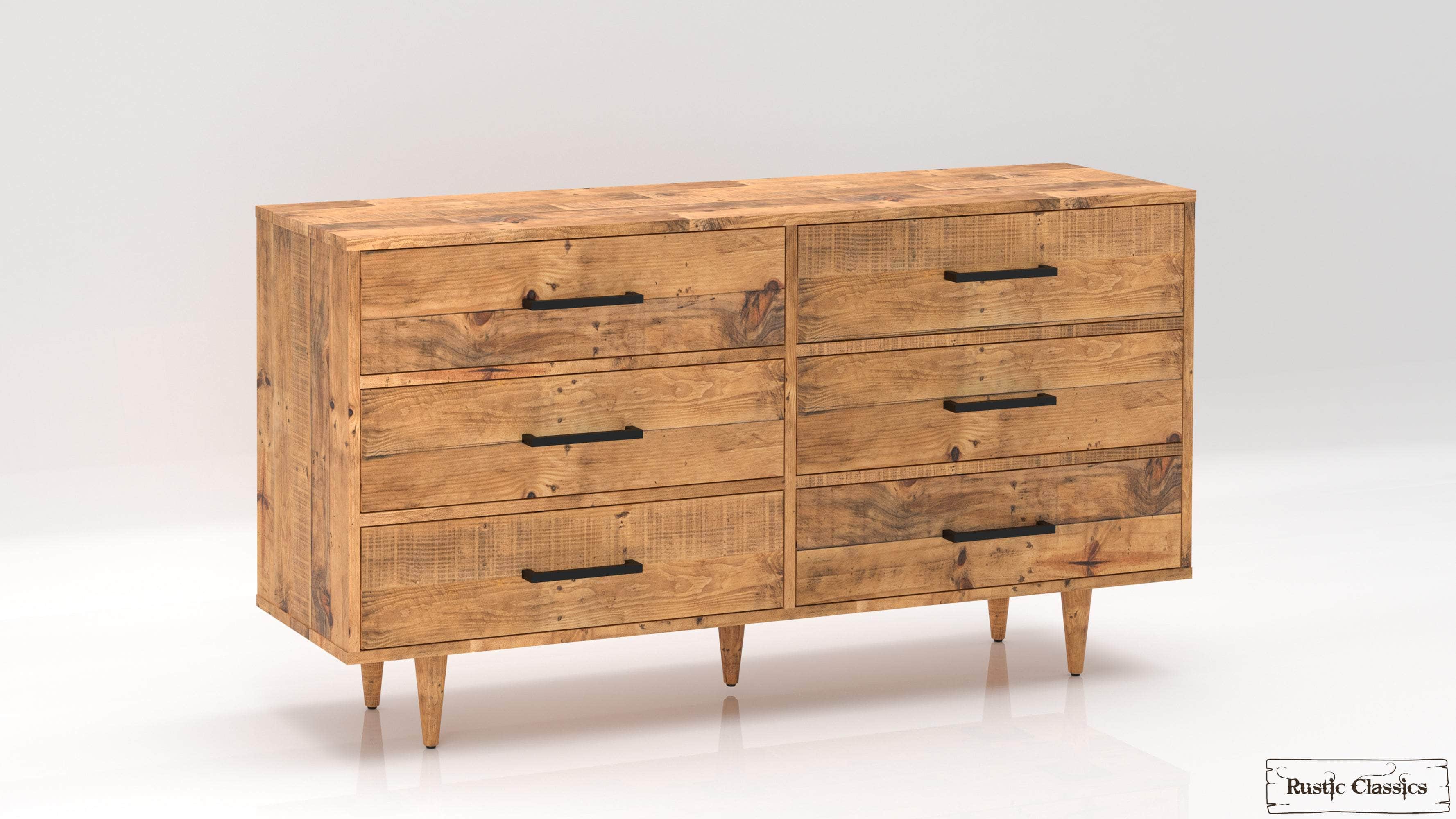 Reclaimed Solid Wood Chest of Drawers Rustic Handmade Storage -  Canada