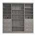 Modubox Versatile 86W Closet Organizer with Drawers in Platinum Grey