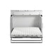 Modubox Nebula 69W Full Cabinet Bed with Matteress in White