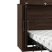 Modubox Pur 75W Queen Cabinet Bed with Matteress in Black Walnut