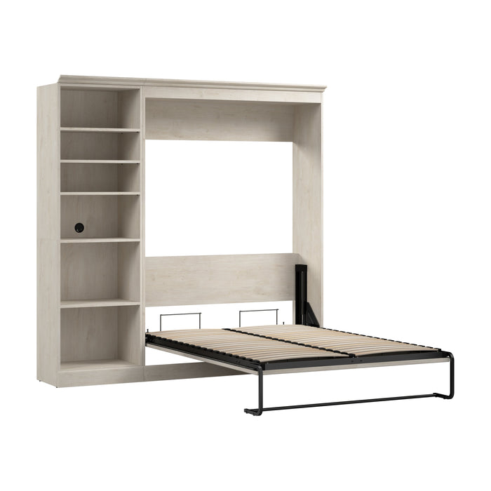 Versatile Full Murphy Wall Bed and 1 Storage Unit - Available in 3 Colours