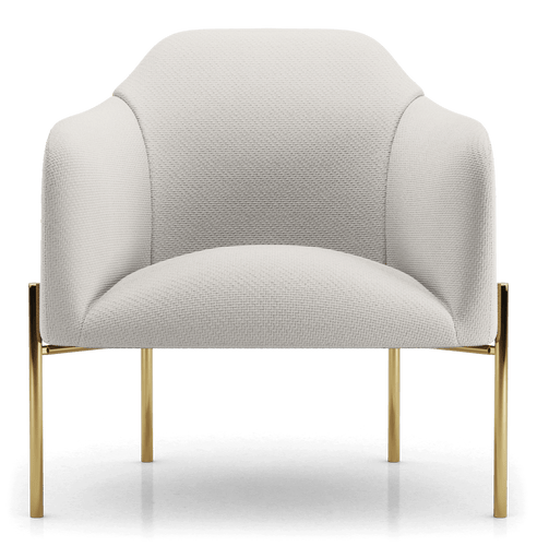 Modloft Tiemann Lounge Chair Birch Fabric