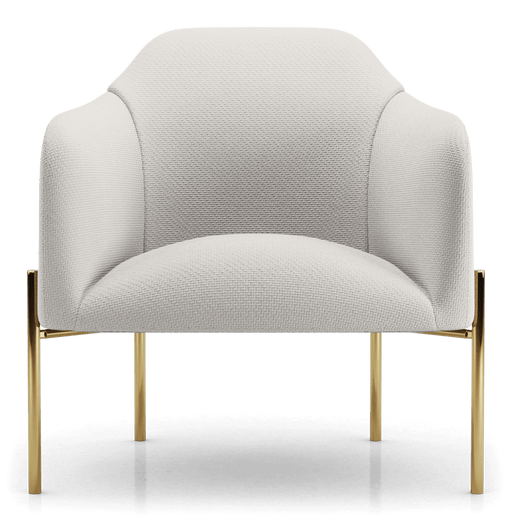 Modloft Tiemann Lounge Chair Birch Fabric