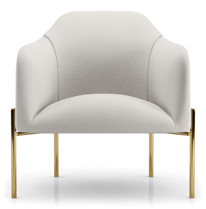 Modloft Tiemann Lounge Chair Birch Fabric