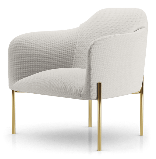 Modloft Tiemann Lounge Chair Birch Fabric